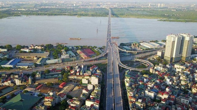 Dự án cầu Vĩnh Tuy thứ 2 Tạo sức hút thị trường bất động sản Long biên