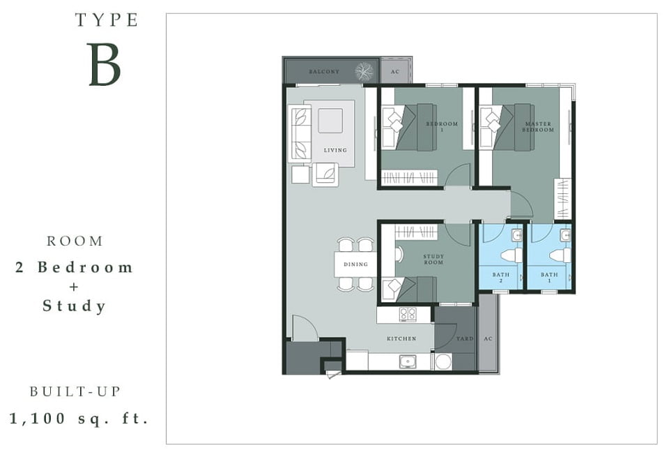 Thiết Kế căn hộ Dandelion Residence 