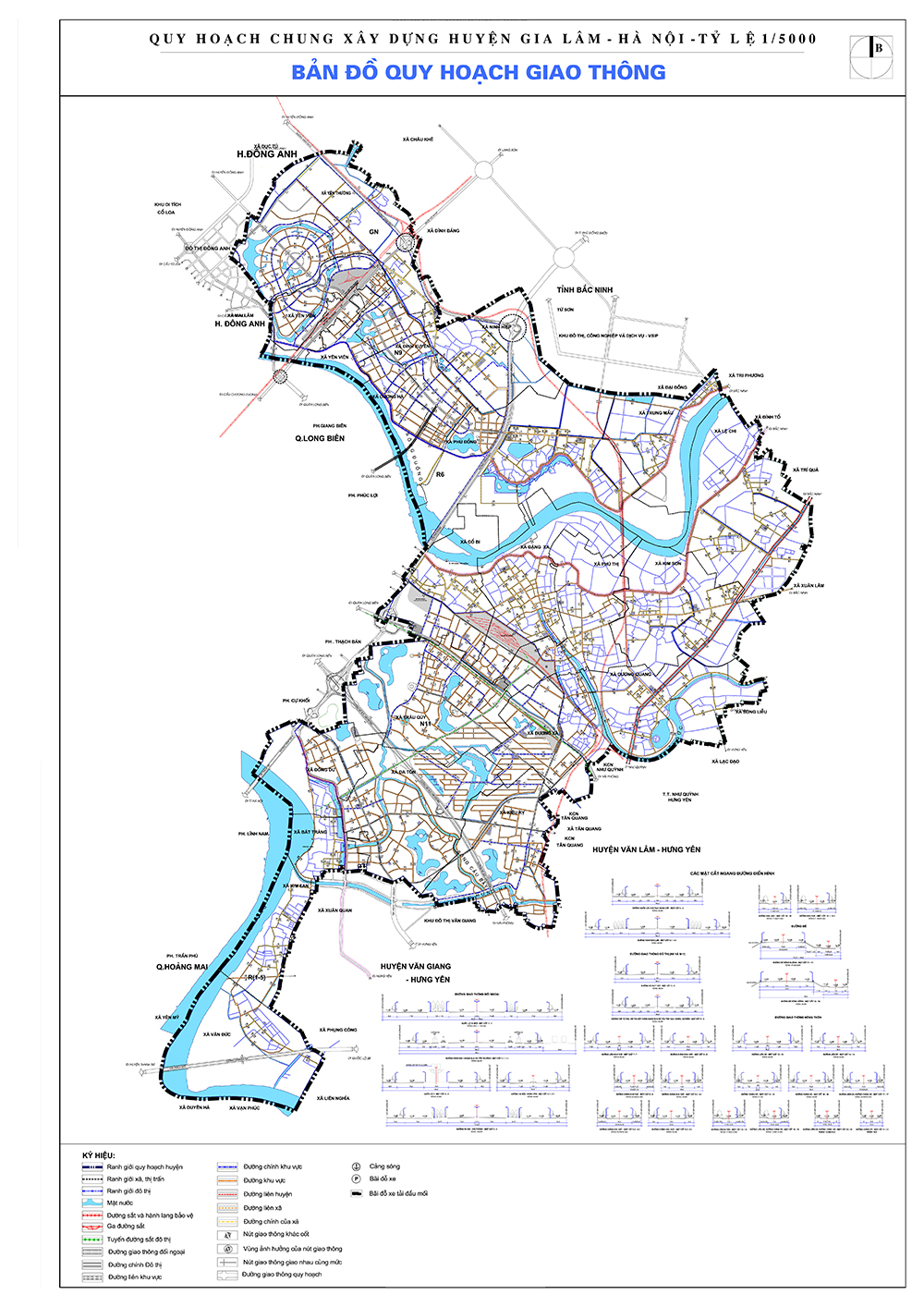 Bản đồ quy hoạch huyện Gia Lâm mới nhất