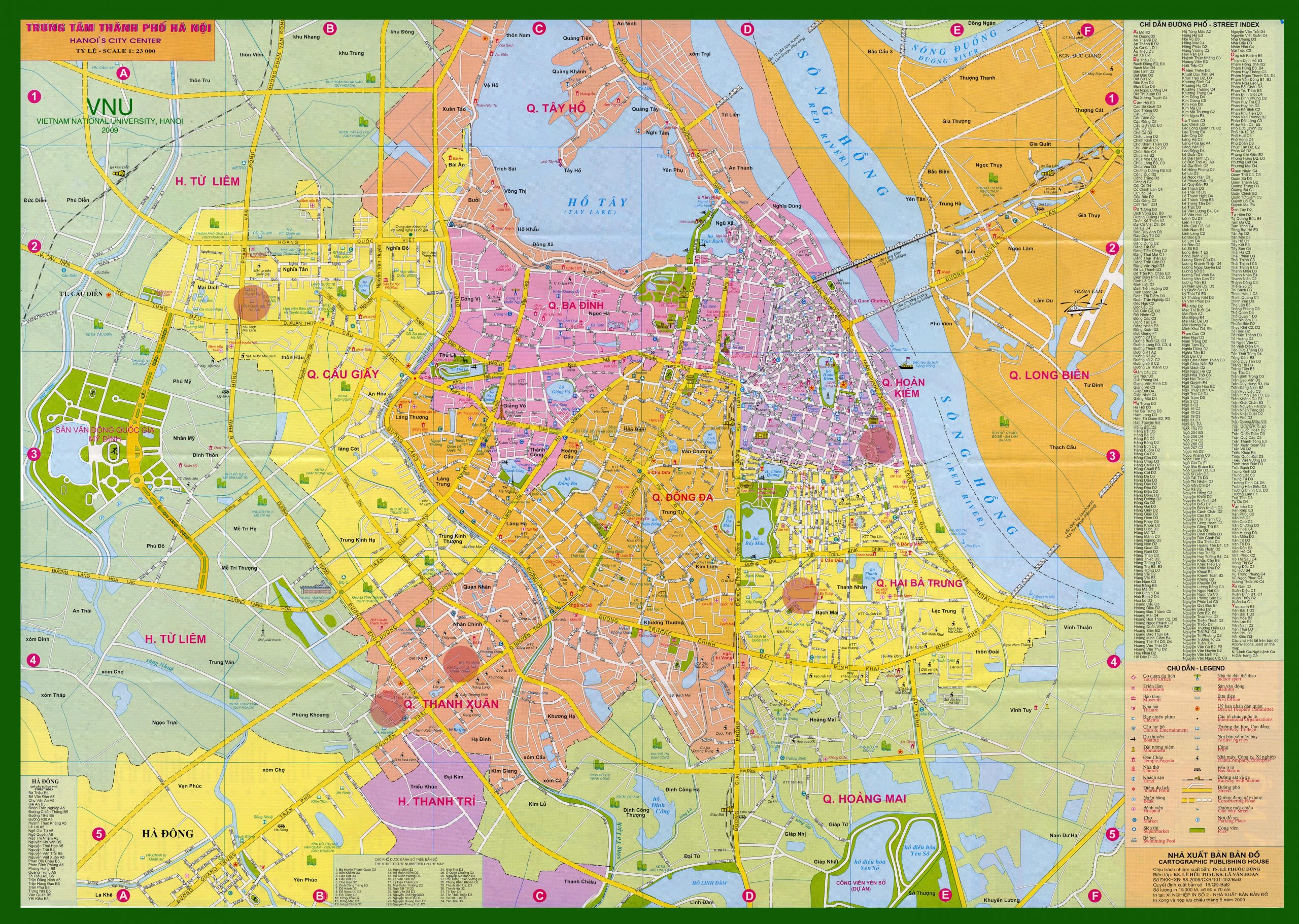 Bản đồ quy hoạch tổng thể thành phố Hà Nội