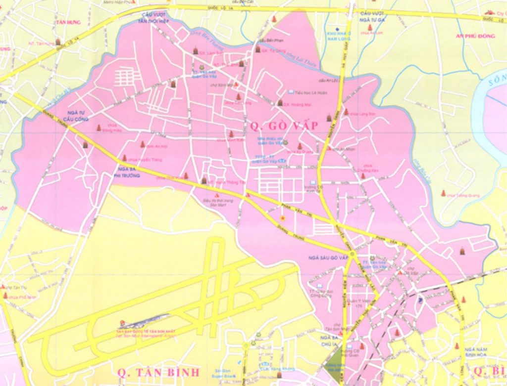 Bản đồ Hành Chính Quận Gò Vấp