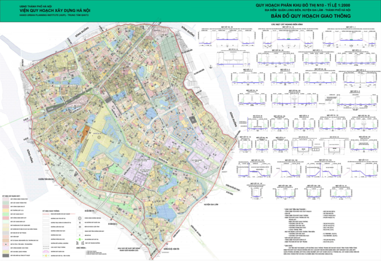 Bản đồ Quy hoạch giao thông quận Long Biên
