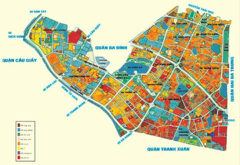 Bản đồ quy hoạch quận Đống Đa đến năm 2030