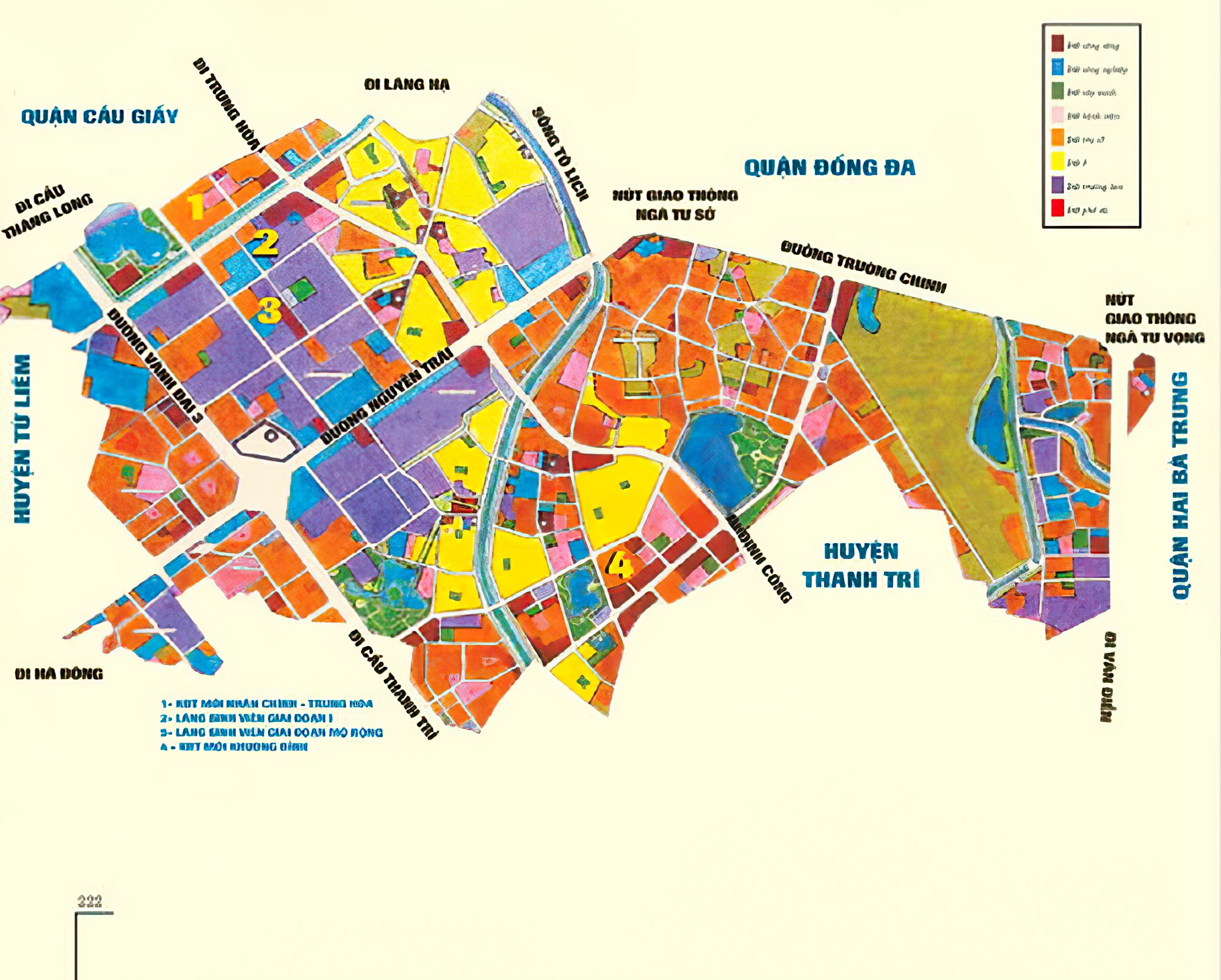 Thông tin, bản đồ quy hoạch quận Thanh Xuân