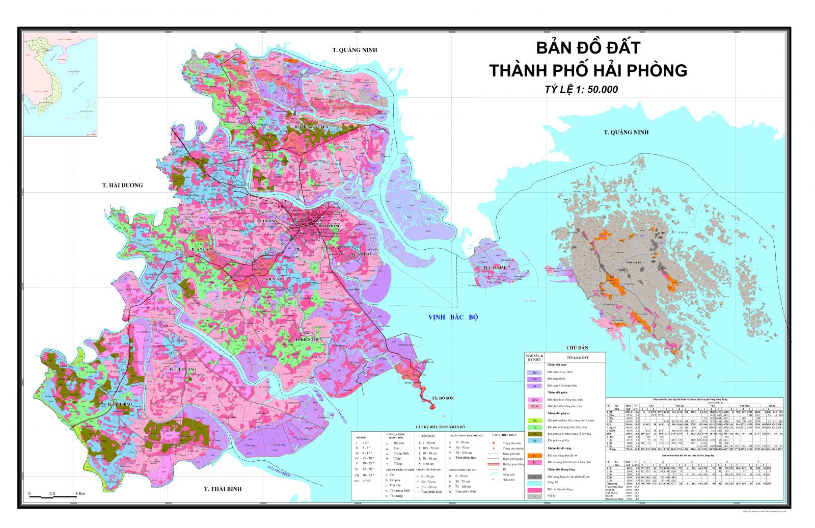 Bản đồ quy hoạch đất sử dụng đất tại thành phố Hải Phòng 