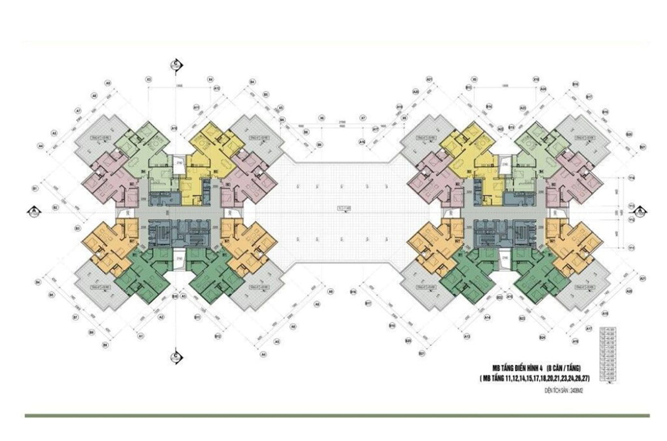 Mặt bằng Dự án Thịnh Liệt Complex