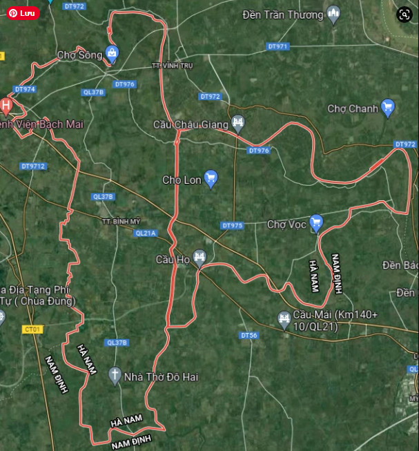 Bản đồ quy hoạch sử dụng đất huyện Bình Lục,