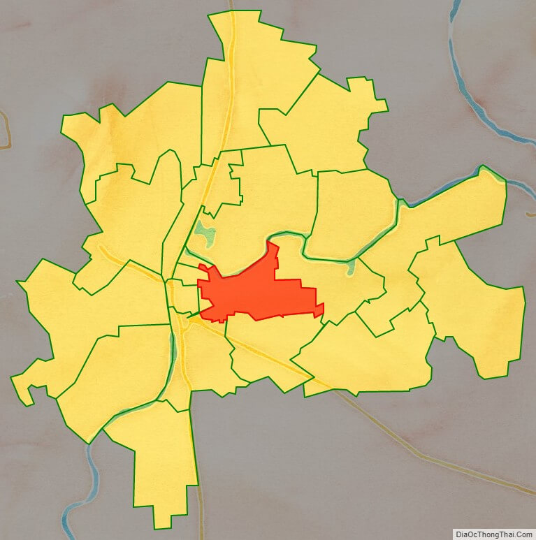 Bản đồ vị trí phường Liêm Chính, thành phố Phủ Lý