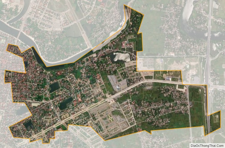 Bản đồ vệ tinh phường Liêm Chính, thành phố Phủ Lý