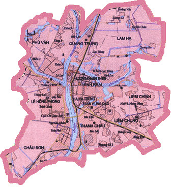 bản đồ quy hoạch phường châu sơn phủ lý