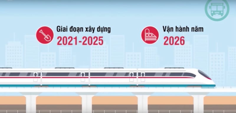 Dự kiến tuyến Metro số 5 sẽ đi vào vận hành năm 2026