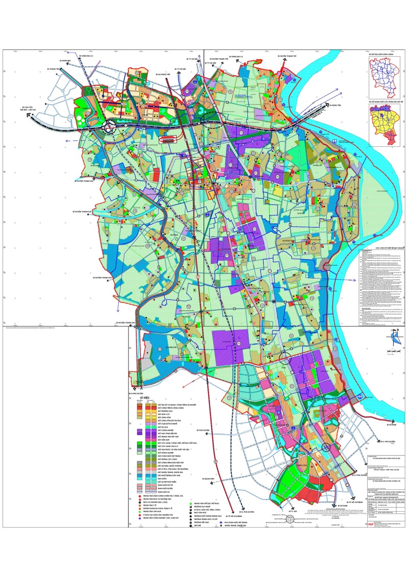Quy hoạch chung xây dựng huyện Thường Tín đến năm 2030