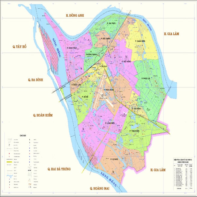 Bản đồ hành chính huyện Thanh Oai năm 2022