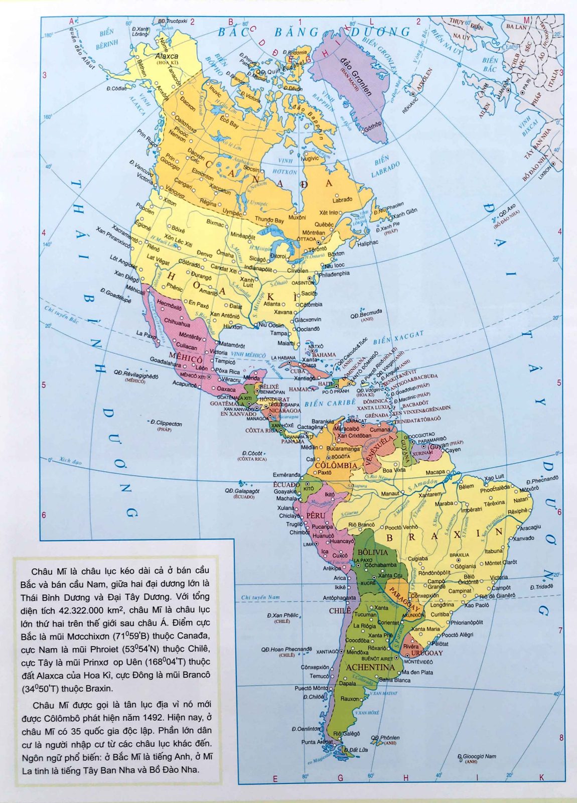 Bản đồ Châu Mỹ, Click vào hình để xem kích thước lớn