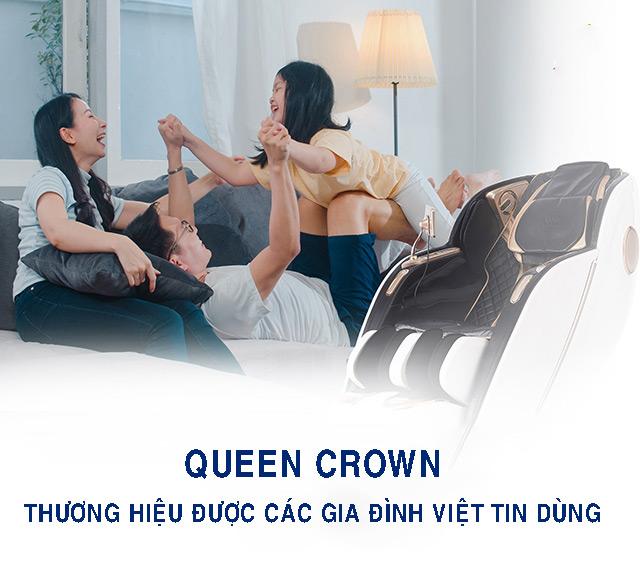 Queen Crown là thương hiệu uy tín được gia đình Việt tin dùng