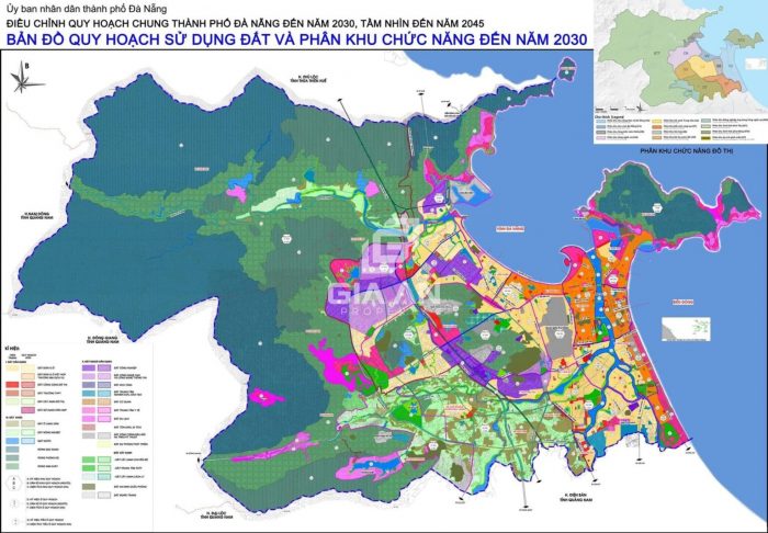 Bản đồ quy hoạch tổng thể thành phố Đà Nẵng