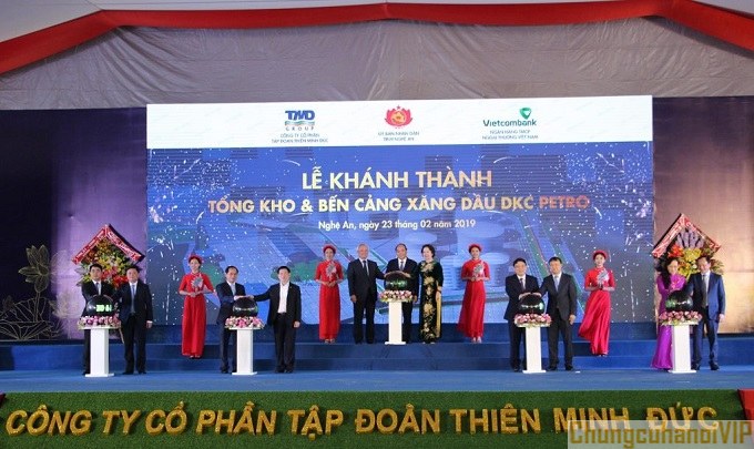 Lễ khánh thành tổng kho & bến cảng xăng dầu DKC Petro – tập đoàn Thiên Minh Đức