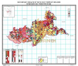 bản đồ quy hoạch huyện Quốc Oai