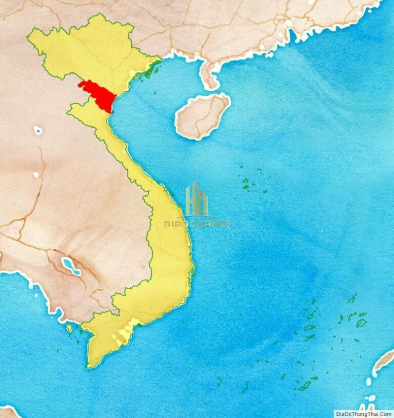 Vị trí địa lý Thanh Hóa trên bản đồ Việt Nam