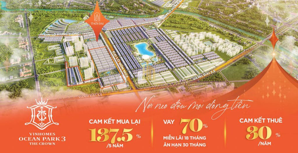 Khả năng siêu kết nối nhờ vị trí đắc địa của phân khu Thời Đại mở ra cơ hội kinh doanh thuận lợi 