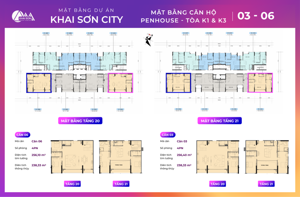 Penthouse Khai Sơn City – Không Gian sống xa hoa căn hộ VIP 2