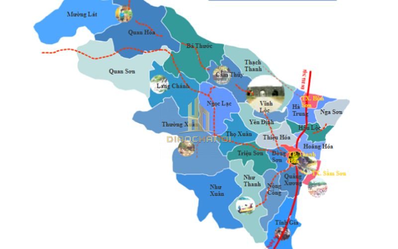 Bản đồ du lịch tỉnh Thanh Hóa