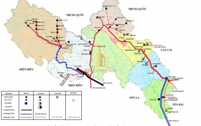 Bản đồ giao thông tỉnh Lai Châu