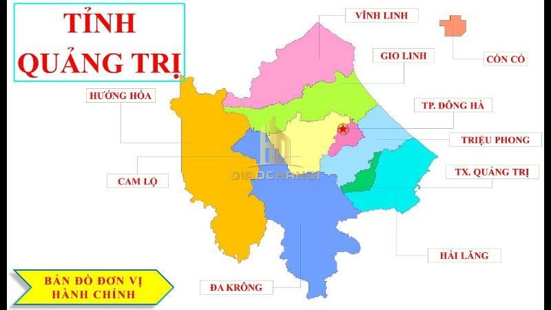 Bản đồ hành chính chứa những thông tin quan trọng về đơn vị hành chính của tỉnh