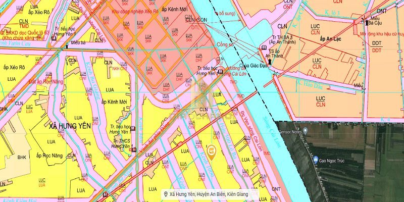Bản đồ thông tin quy hoạch tỉnh Kiên Giang đến năm 2030