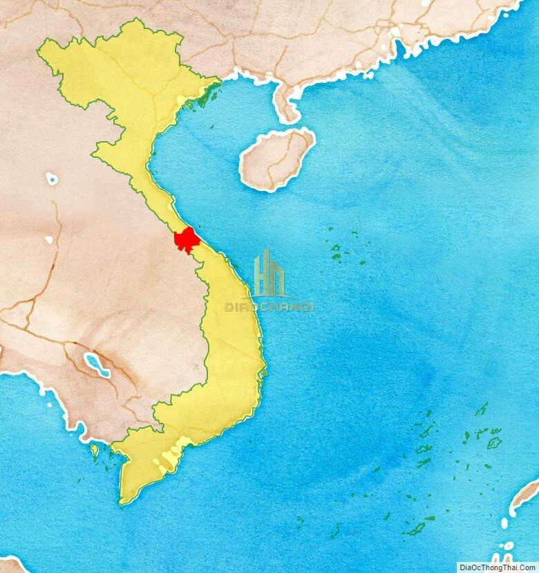 Vị trí tỉnh Quảng Trị