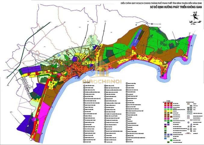 Bản đồ tỉnh Bình Thuận mới nhất hiện nay.