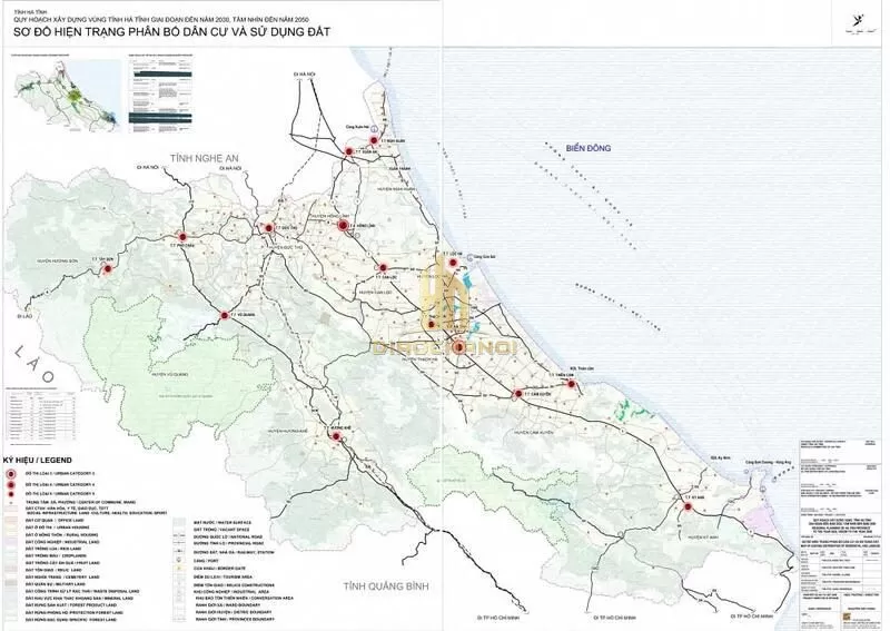 Sơ đồ quy hoạch phát triển hệ thống giao thông tỉnh Hà Tĩnh đến năm 2030