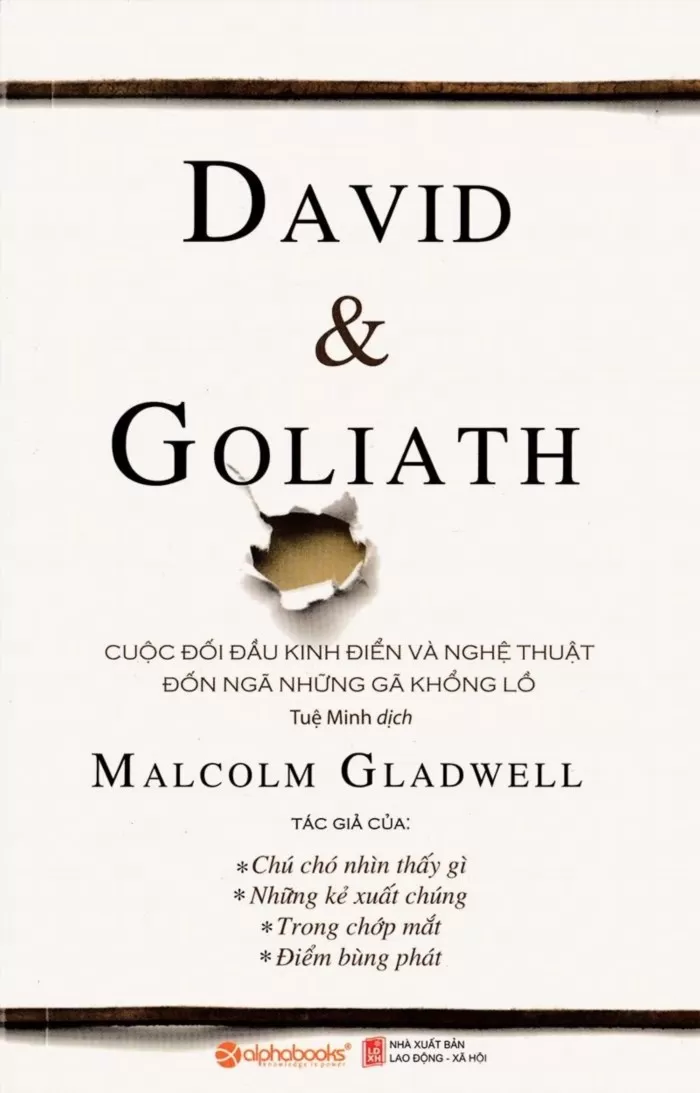 Review sách David & Goliath (David và Goliath) là một cuốn sách của tác giả Malcolm Gladwell, nó khám phá về sự đối đầu giữa người yếu và người mạnh, và những lợi thế không ngờ của người yếu. Cuốn sách này mang đến những câu chuyện thú vị và những bài học sâu sắc về sự đấu tranh và chiến thắng trong cuộc sống.