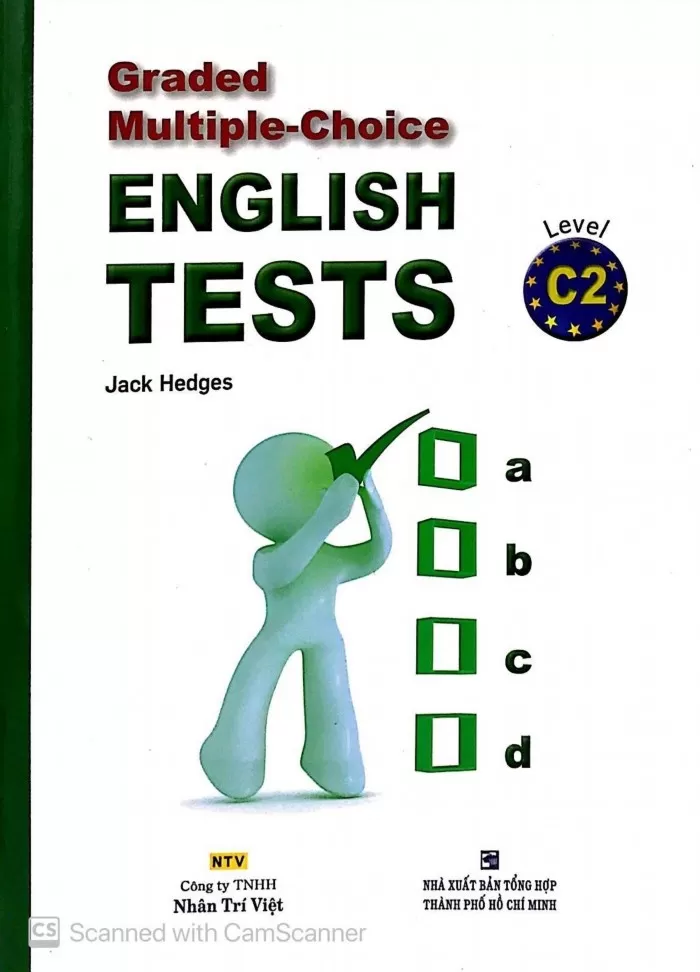Review sách Graded Multiple – Choice English Test Level C2 (Không CD) giúp người học nâng cao kỹ năng tiếng Anh ở trình độ C2 thông qua việc làm các bài tập trắc nghiệm đa lựa chọn. Sách cung cấp cho người đọc một cách tiếp cận hệ thống và toàn diện với các chủ đề ngữ pháp, từ vựng, đọc hiểu, nghe hiểu và viết.