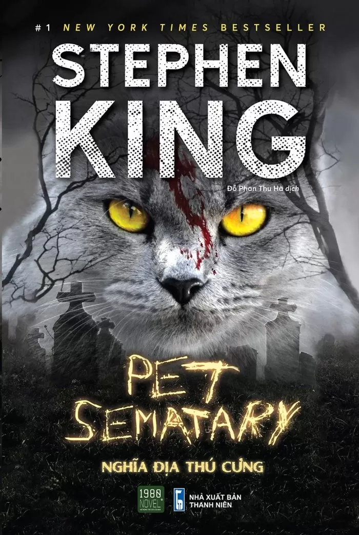 Bạn có thể mua sách Pet Sematary - Nghĩa địa thú cưng - 1980books bản quyền ở đâu?