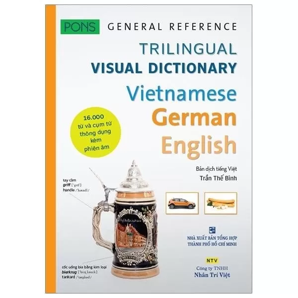 Pons General Reference – Trilingual Visual Dictionary Vietnamese – German – English PDF
