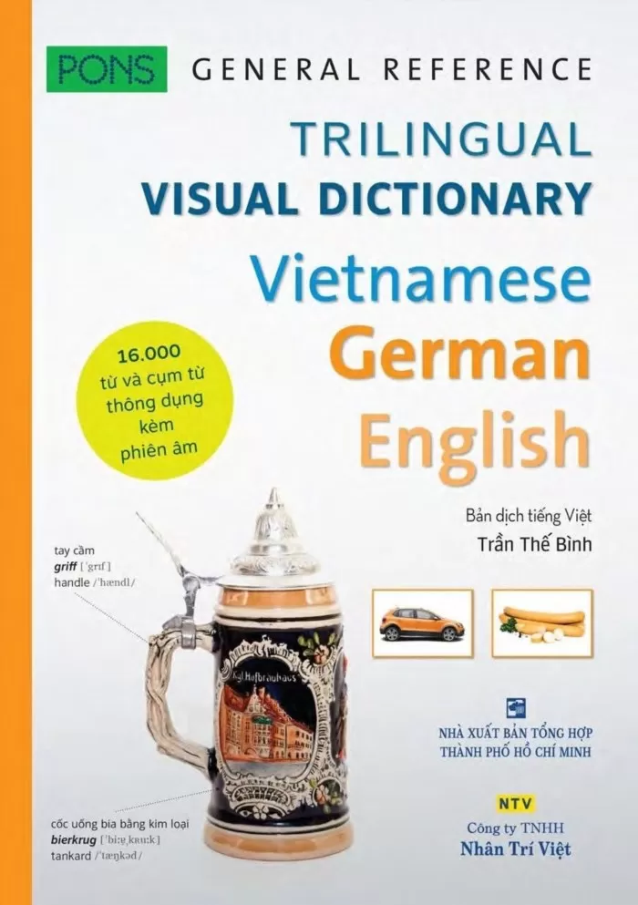 Bạn có thể mua sách Pons General Reference - Trilingual Visual Dictionary Vietnamese - German - English ở đâu?