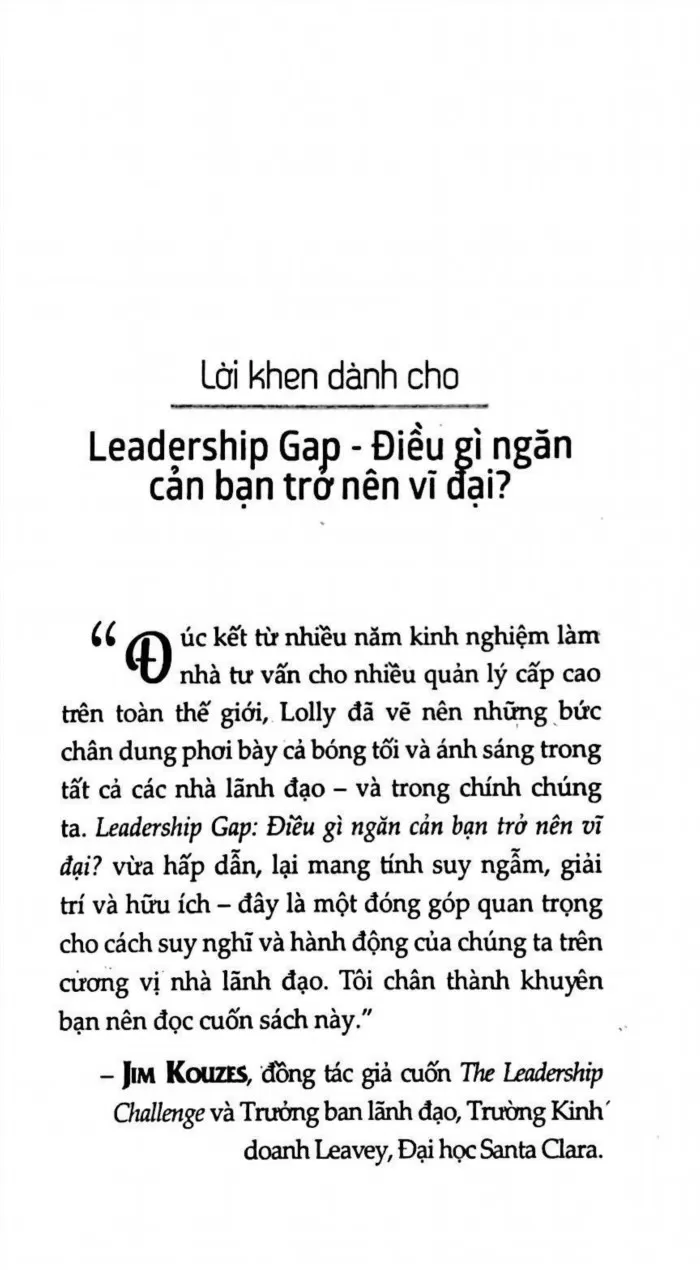 Review sách The Leadership Gap giúp độc giả hiểu rõ hơn về những khoảng trống trong lãnh đạo và cách khắc phục chúng, thông qua việc phân tích các tình huống thực tế và đưa ra những lời khuyên hữu ích.