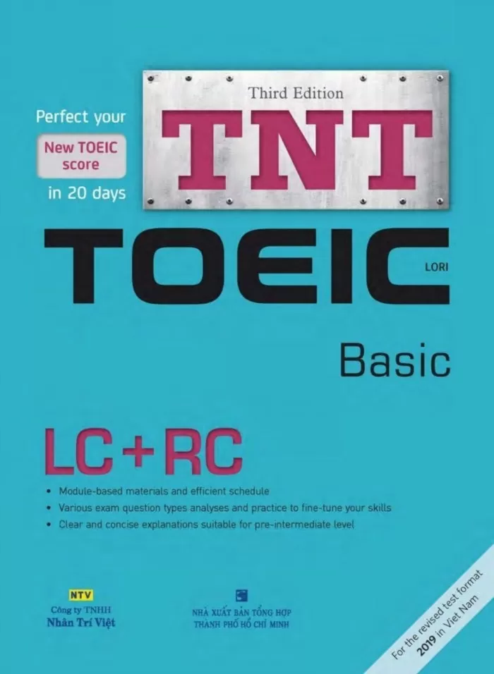 Review sách TNT Toeic Basic (Third Edition) là một cuốn sách hữu ích để ôn luyện kỹ năng Toeic, cung cấp cho người đọc những kiến thức cần thiết để đạt điểm cao trong kỳ thi Toeic. Cuốn sách này bao gồm các bài tập và đề thi mô phỏng thực tế, giúp người đọc làm quen với cấu trúc và dạng đề của bài thi Toeic. Ngoài ra, sách còn cung cấp các chiến lược và tips hữu ích để làm bài hiệu quả. Tổng quan, TNT Toeic Basic (Third Edition) là một nguồn tài liệu đáng
