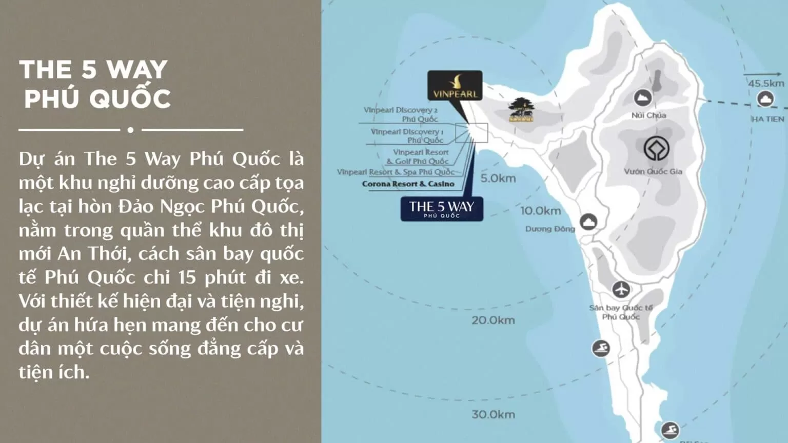 Vị Trí dự án The 5Way Phú Quốc