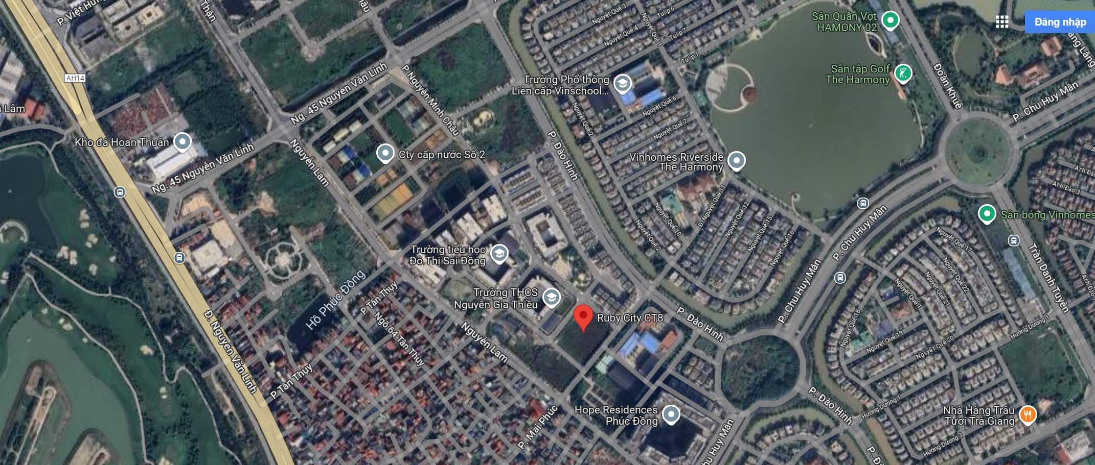 Liên kết vùng của Ruby Riverside