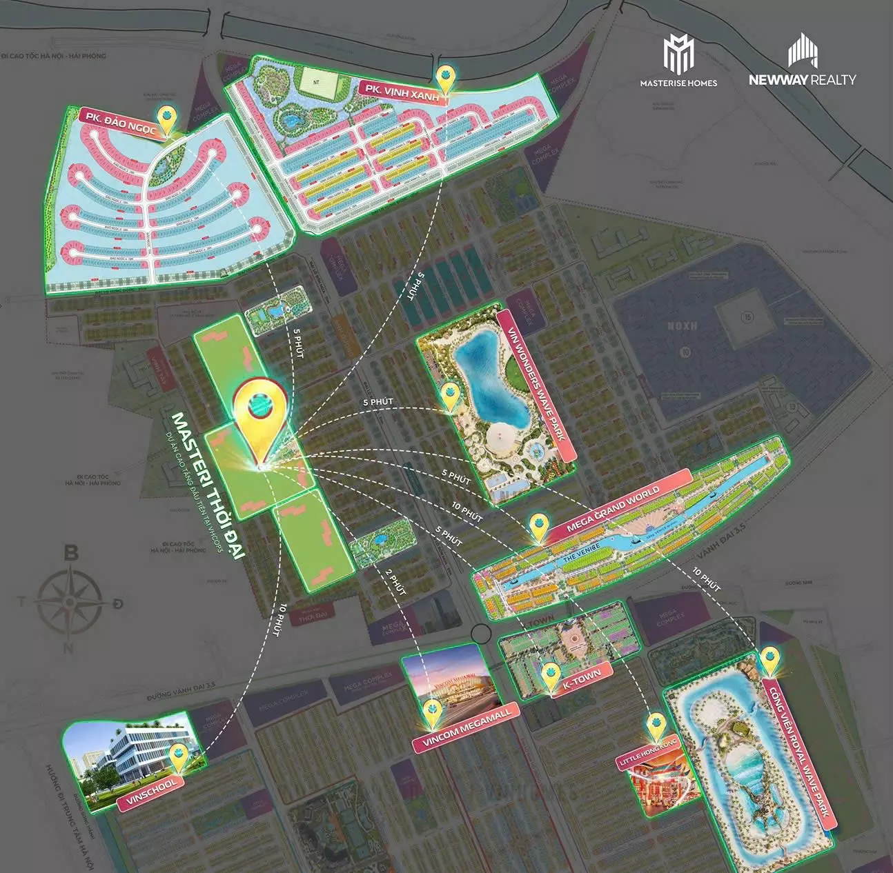 Phối cảnh The Spark Masteri Era Landmark Ocean Park 3